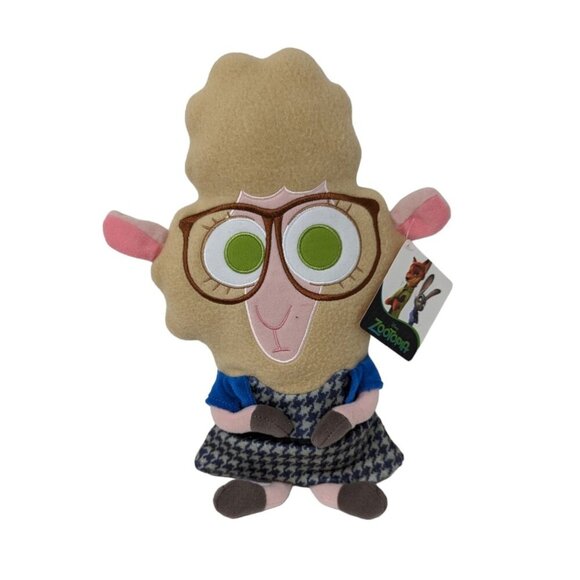 Disney Zootopia Assistant Mayor Bellwether Pillow Plush Stuffed Animal Toy 12'' - Picture 1 of 3